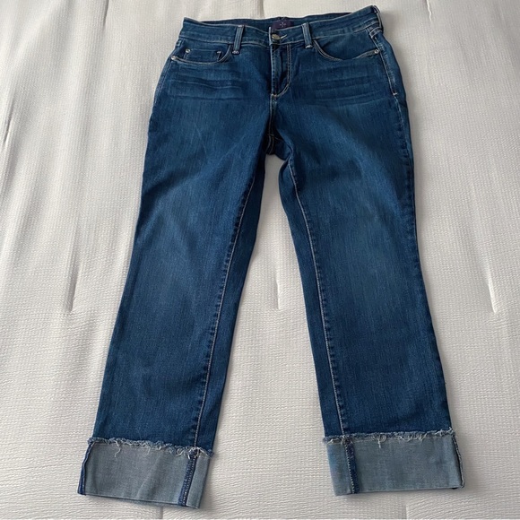 NYJD Marnie Cropped Raw Hem Jeans - Picture 3 of 15